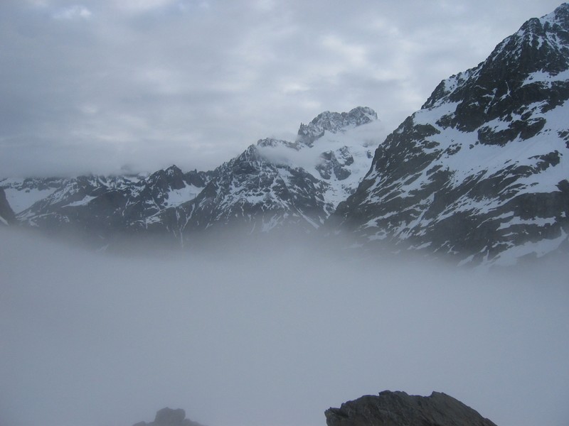 #3 Barre des Ecrins : on est entre 2 couches Barre des Ecrins : on est entre 2 couches