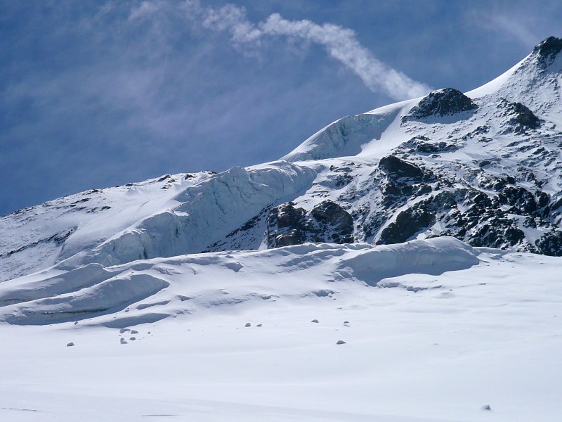 Glacier du Geay : Glacier tourmenté .... suivre l'axe central