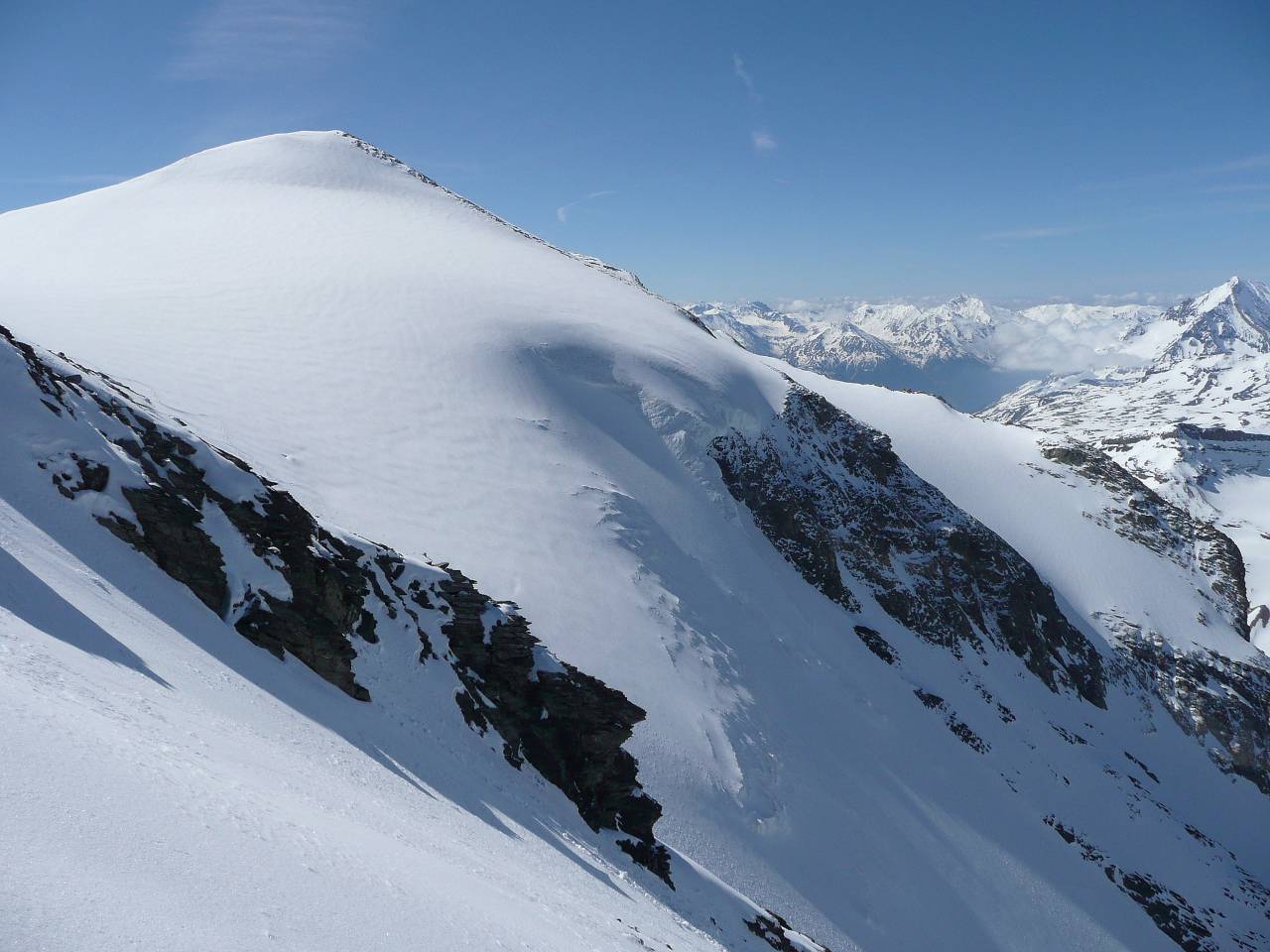 #9 Pointe Matthews : et 1ère pente des Grands Couloirs Pointe Matthews : et 1ère pente des Grands Couloirs