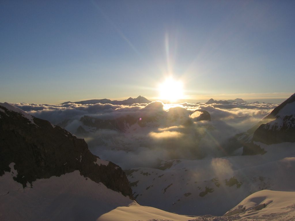 #1 Grande Casse : Lever de soleil au col de la Grande Casse Grande Casse : Lever de soleil au col de la Grande Casse