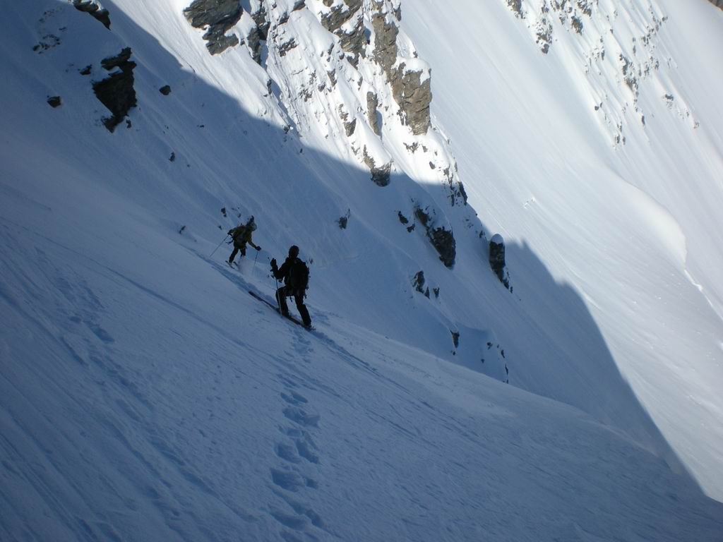 #21 Grande Casse : Le début de la descente. (désolé, j Grande Casse : Le début de la descente. (désolé, j'ai rien apres, pas facile dans ces conditions de trouver une position stable pour prendre des photos...)