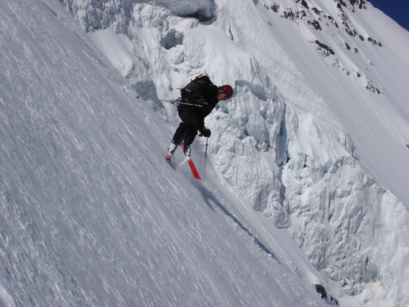#16 grande casse : neige encore dure au niveau des seracs ! grande casse : neige encore dure au niveau des seracs !