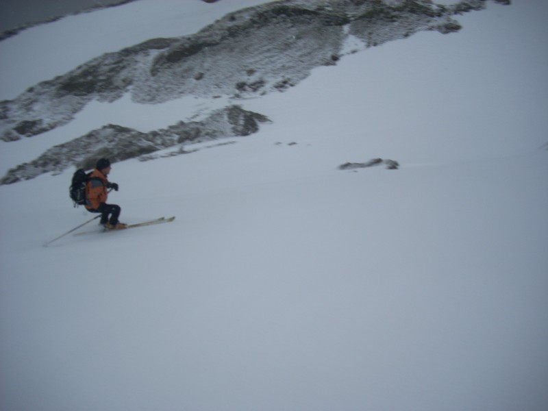 #2 Descente : bien sympathique avec les quelques centimètres de fraîche ! Descente : bien sympathique avec les quelques centimètres de fraîche !