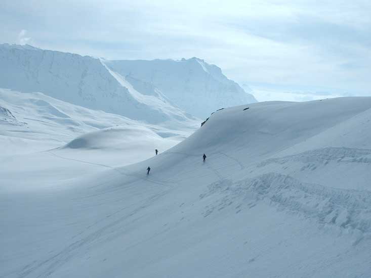 descente au refuge : descente au refuge de la femma