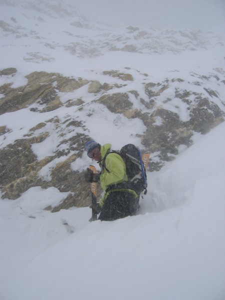 Couloir de la Clapière : Quelques grosses accumulations sur les rives