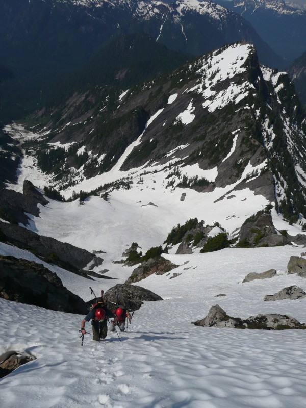 #10 Couloir Nord : Partie supérieure du couloir Couloir Nord : Partie supérieure du couloir