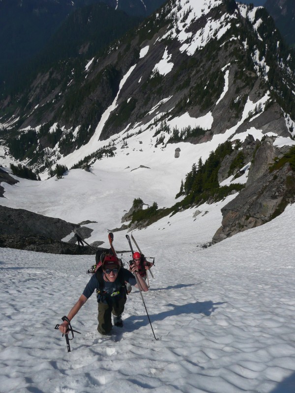 #9 Couloir Nord : Remontée du couloir Nord Couloir Nord : Remontée du couloir Nord