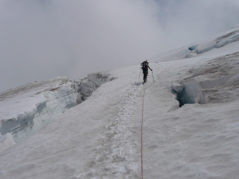 #25 Emmons flat : Montée au camp Emmons flat (60m au dessus du Schurman Camp) Emmons flat : Montée au camp Emmons flat (60m au dessus du Schurman Camp)