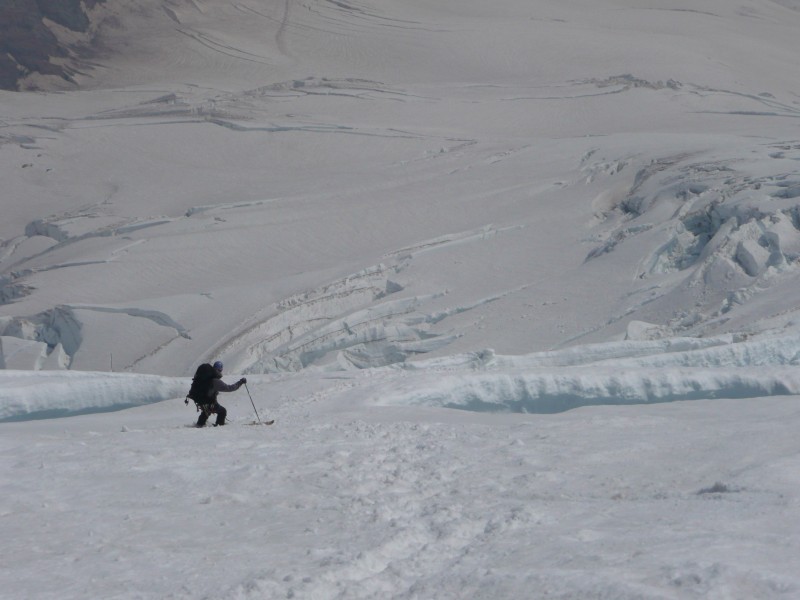 #11 Descente : Ski prudent entre les crevasses Descente : Ski prudent entre les crevasses