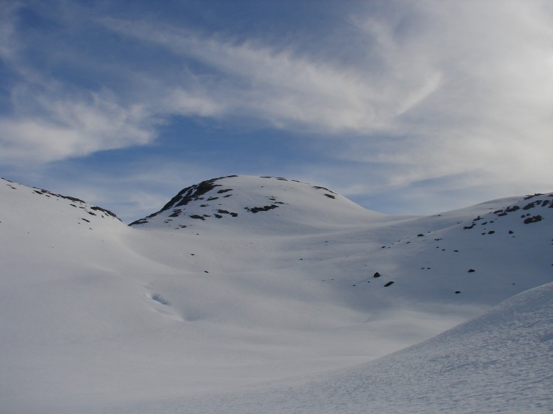 #1 Krageflellet : Vue en arrivant dans le petit cirque apres le tk. Krageflellet : Vue en arrivant dans le petit cirque apres le tk.