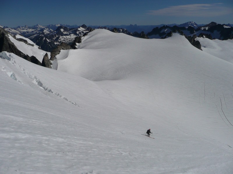 #16 El Dorado Peak : Ski grand large dans le bas de la face El Dorado Peak : Ski grand large dans le bas de la face