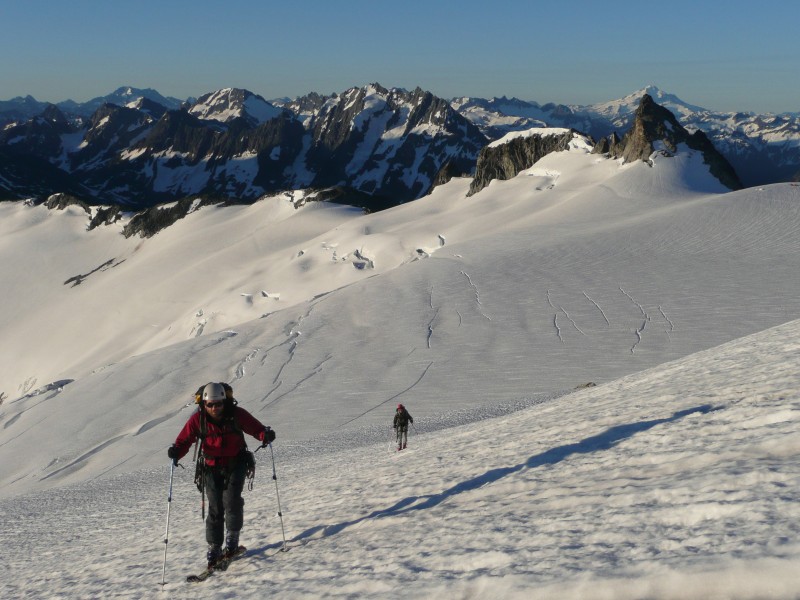 #11 El Dorado Peak : Montée sur l El Dorado Peak : Montée sur l'épaule Est menant au sommet