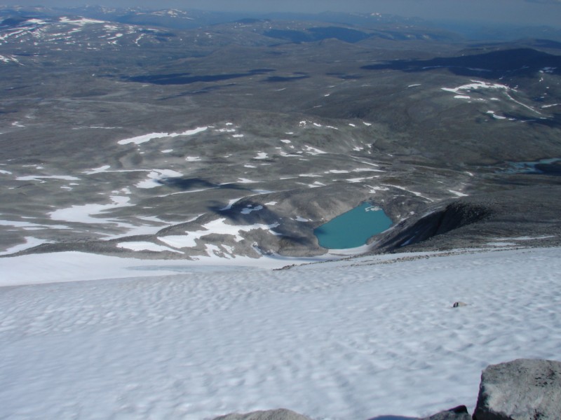 #4 Vallon nord : Combe de descente possible. Vallon nord : Combe de descente possible.