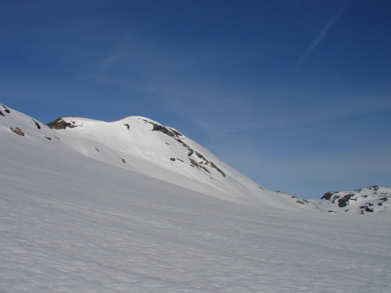 Acces : pente menant au lac à 1458m