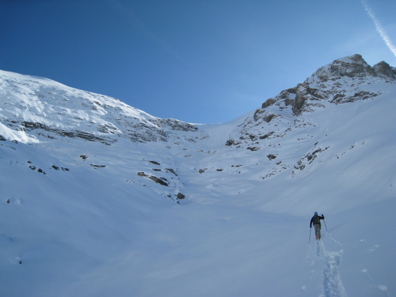 à l'ombre : dans le frigo avant le glacier!