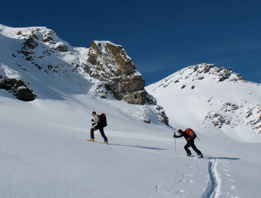 #2 Sous le col de Chamoussière : Benoit à la trace Sous le col de Chamoussière : Benoit à la trace