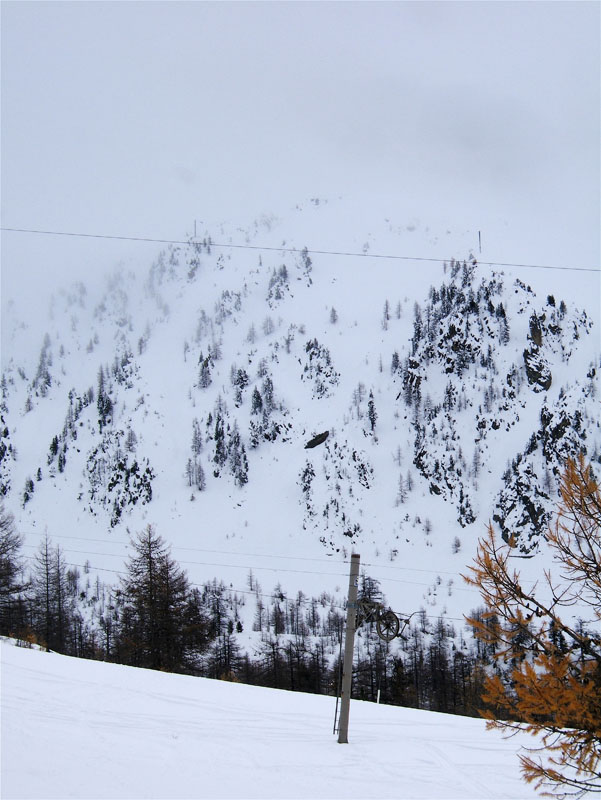 #6 Tête de Mercière : On a pris le couloir de gauche formant une grande virgule. Tête de Mercière : On a pris le couloir de gauche formant une grande virgule.