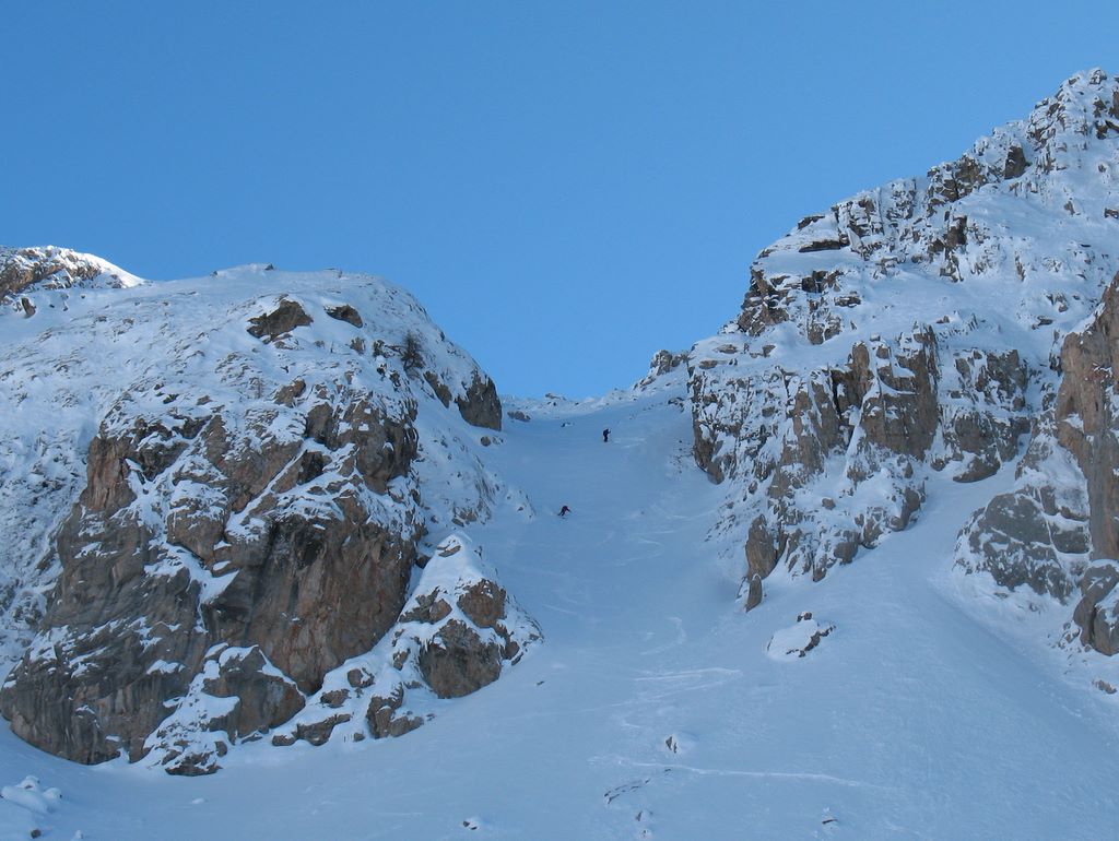 #5 Couloir de Roche Ronde : Retour dans le vallon de Combe Noire Couloir de Roche Ronde : Retour dans le vallon de Combe Noire