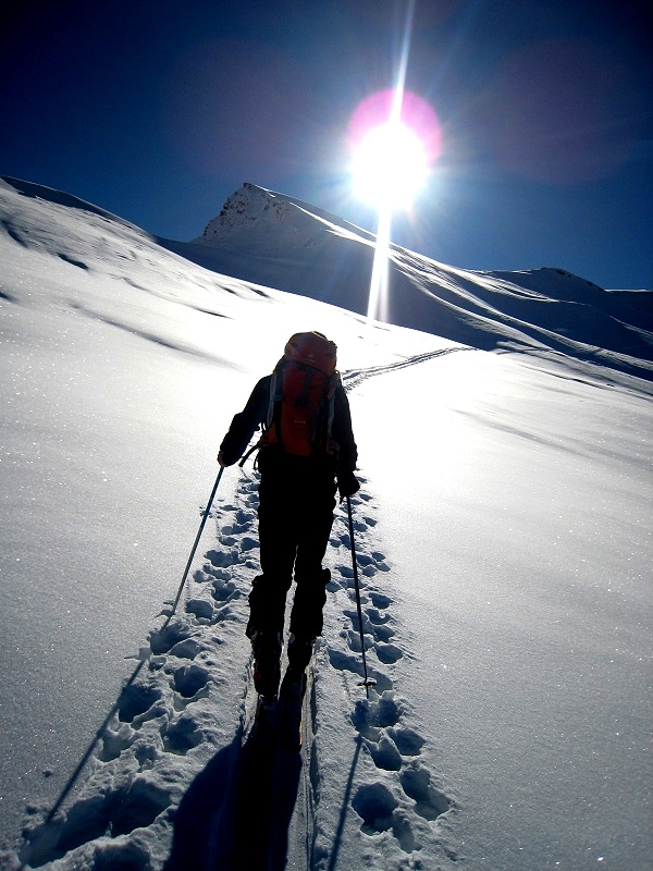 Vers la cîme du Grand Vallon : La longue traversée qui permet de rejoindre la Cîme du Grand Vallon