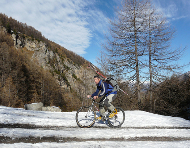 #8 le Pozenc : aller et retour à vtt de la piste forestière le Pozenc : aller et retour à vtt de la piste forestière