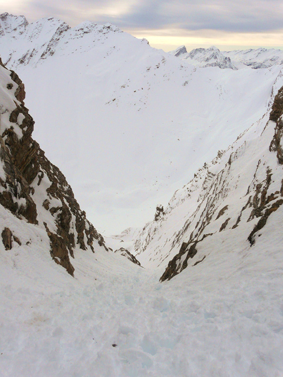 #7 le Pouzenc : partie haute du couloir le Pouzenc : partie haute du couloir
