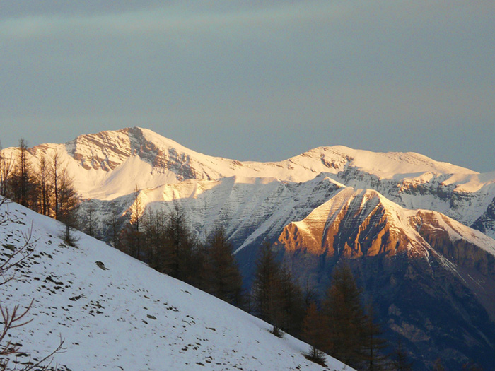 #1 au levé du soleil : tête de Vautisse et clotinaille au levé du soleil : tête de Vautisse et clotinaille
