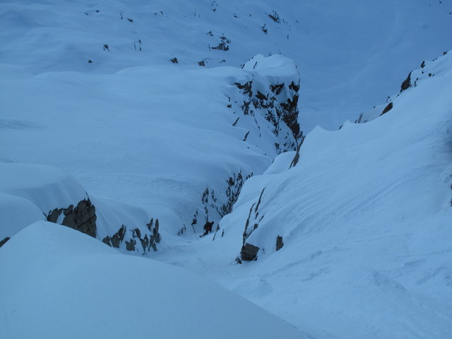 #5 La partie étroite : A l La partie étroite : A l'entrée de la partie étroite du couloir