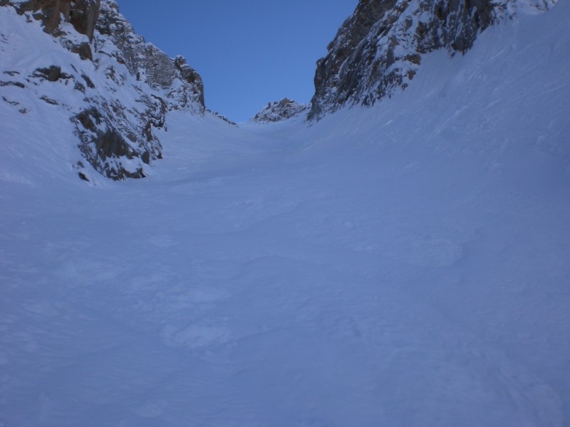 #3 vue vers le haut du couloir : C vue vers le haut du couloir : C'est a 45°