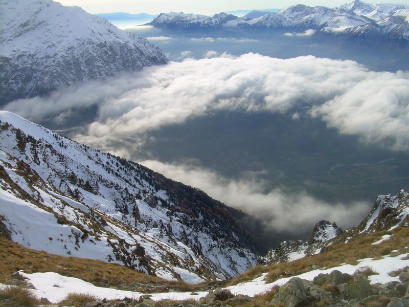 #2 nuages sur le valgo : vue du col nuages sur le valgo : vue du col