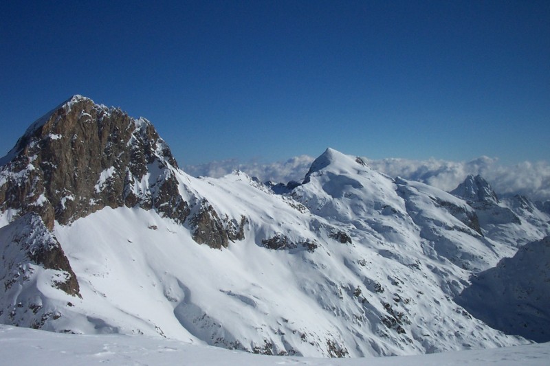 #3 Malédie et Clapier : Belle vue depuis la terrasse du Gélas sur la Malédie et le Clapier Malédie et Clapier : Belle vue depuis la terrasse du Gélas sur la Malédie et le Clapier