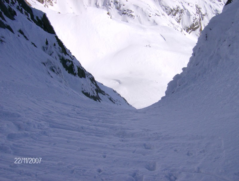 #10 Couloir du Gélas : Au départ du couloir... Couloir du Gélas : Au départ du couloir...