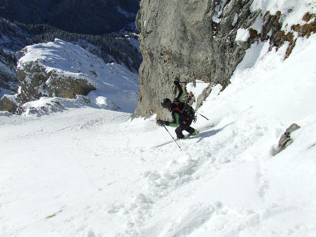 #3 l l'etale couloir chauchefoin : Vincent qui attaque avec son skall