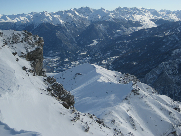#4 depuis Pinfol : tête de Fouran en fond depuis Pinfol : tête de Fouran en fond