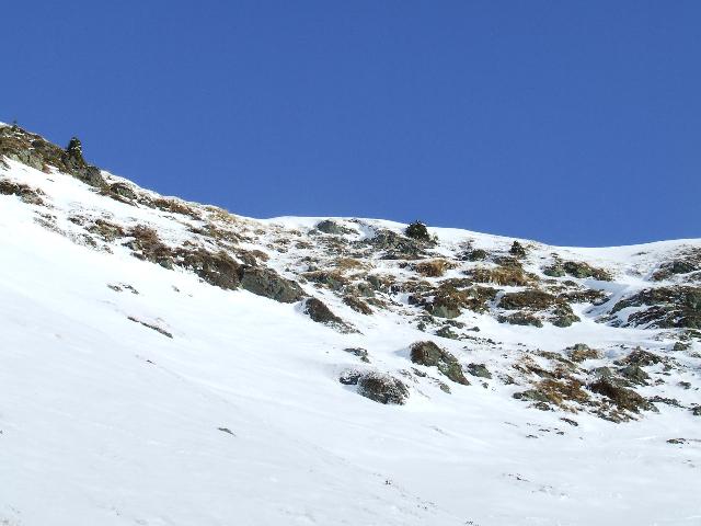#2 Aiguillette des Houches : ça manque un peu de neige pour descendre correctement depuis le sommet Aiguillette des Houches : ça manque un peu de neige pour descendre correctement depuis le sommet