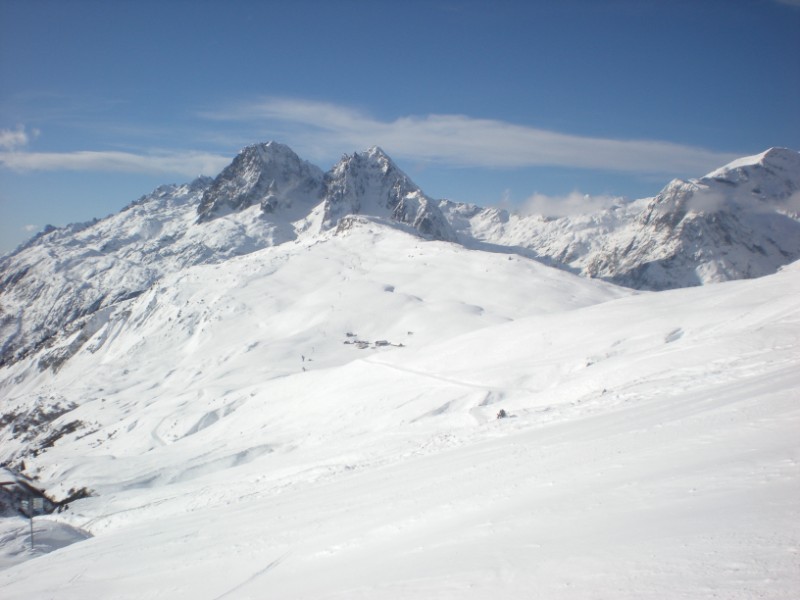 #2 sommet : vue vers l sommet : vue vers l'aiguillette des Posettes, l'Encrenaz et le Buet