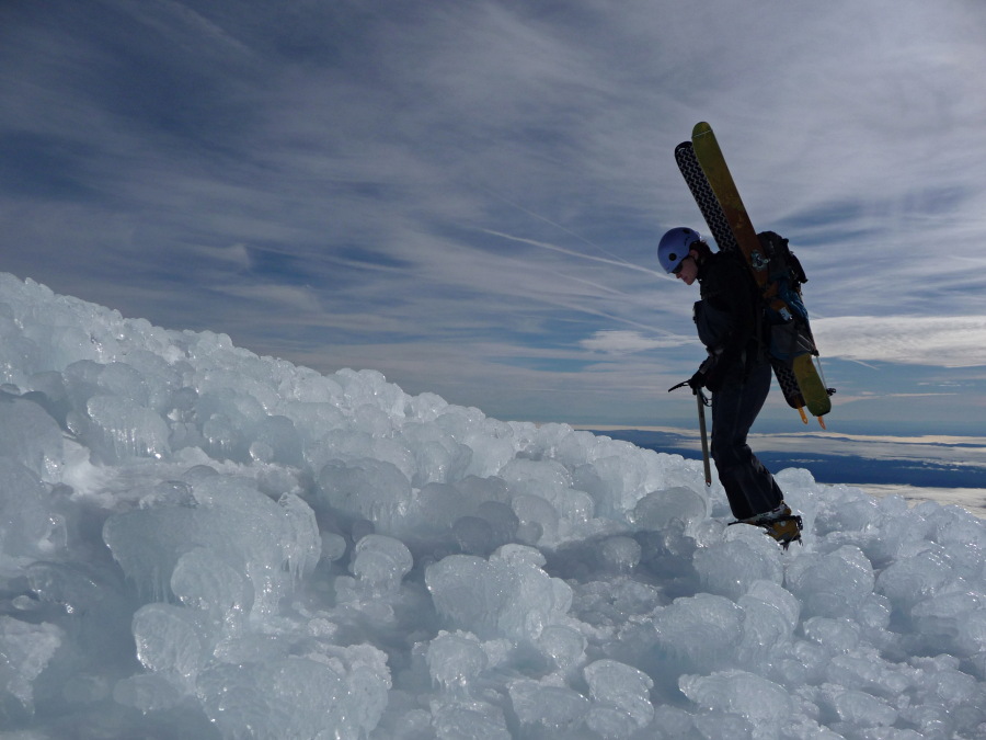 Champignons de glace : Ca va être technique à skier là
