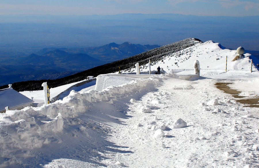 #7 Vue sur l Vue sur l'ouest : Les dentelles de Montmirail vues du Ventoux
