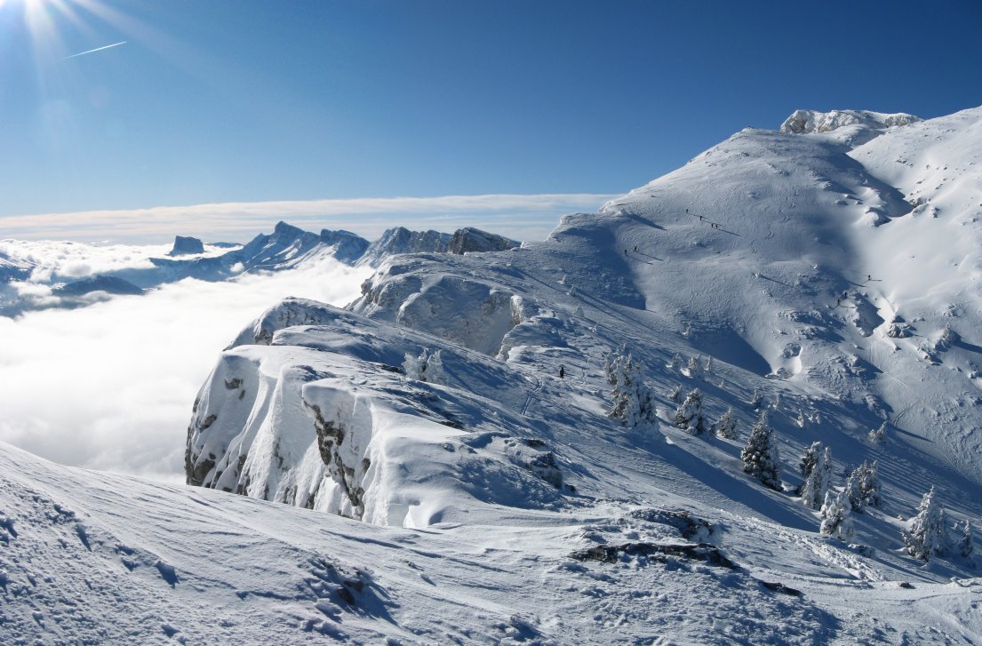 Mont Aiguille : Crête à dahuts, mais quel paysage