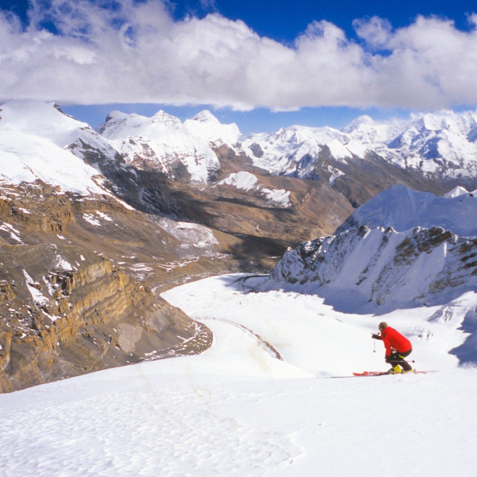 Premiers virages à 6300 m