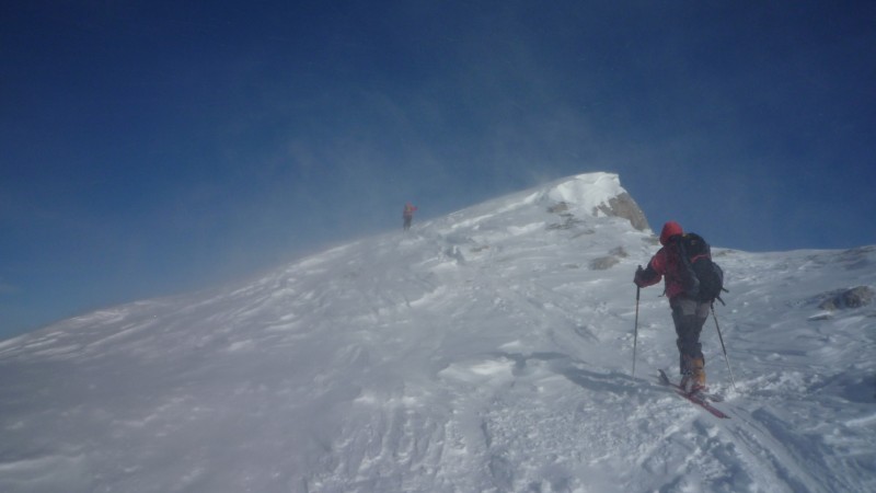 #2 Arrivée au sommet : Beaucoup de vent Arrivée au sommet : Beaucoup de vent