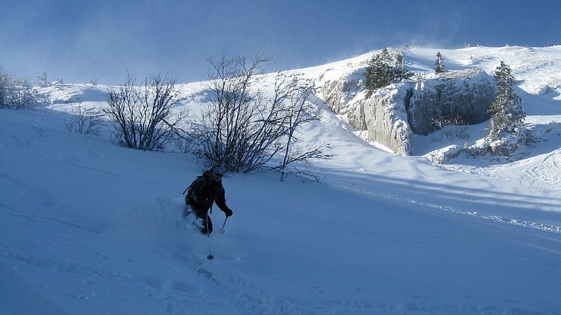 #9 Descente sur la Ruchère : Pas mal la neige Descente sur la Ruchère : Pas mal la neige