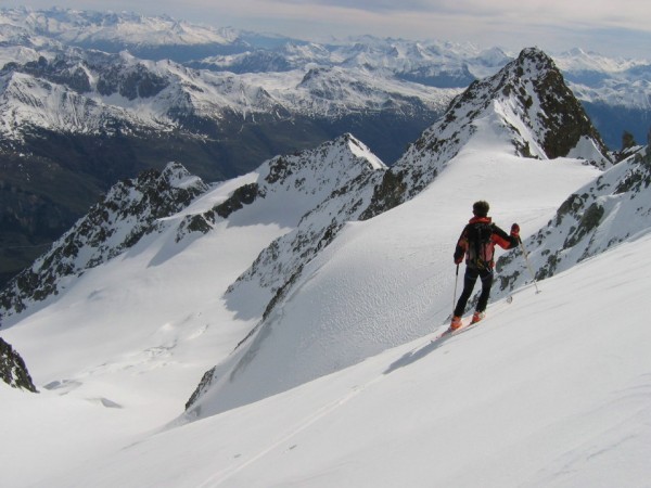 Glacier du Casset : Mais par où on descend de ce truc ?