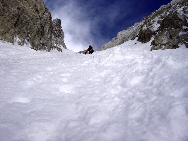 #2 Dans le couloir nord du Thabor : Dans le couloir nord mont thabor (partie la plus raide) Dans le couloir nord du Thabor : Dans le couloir nord mont thabor (partie la plus raide)