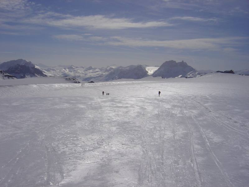 #3 Glacier de Roche Ferran : Vue vers l Glacier de Roche Ferran : Vue vers l'est du Glacier de Roche Ferran depuis la pointe du dard