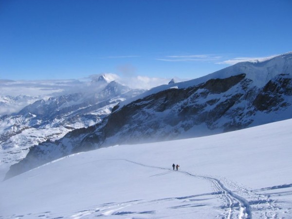 #2 Monte Rosa gletscher : Le glacier vers 4100 m Monte Rosa gletscher : Le glacier vers 4100 m