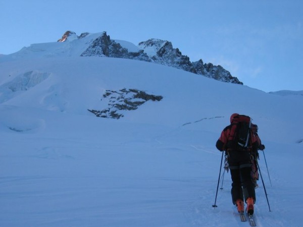 #1 Monte Rosa gletscher : Ambiance fraiche au petit matin Monte Rosa gletscher : Ambiance fraiche au petit matin
