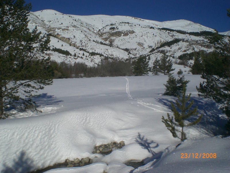 #5 face sud de Conaples(Monges) : Vue de la descente sud des Monges depuis le vallon de Feissal face sud de Conaples(Monges) : Vue de la descente sud des Monges depuis le vallon de Feissal