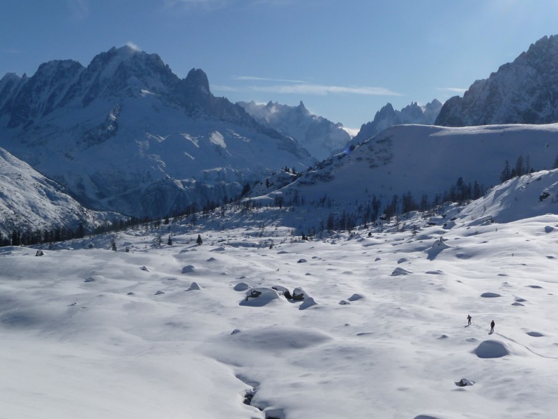 #3 Pointe de la Terrasse : Traversée avant la forêt devant la Verte Pointe de la Terrasse : Traversée avant la forêt devant la Verte