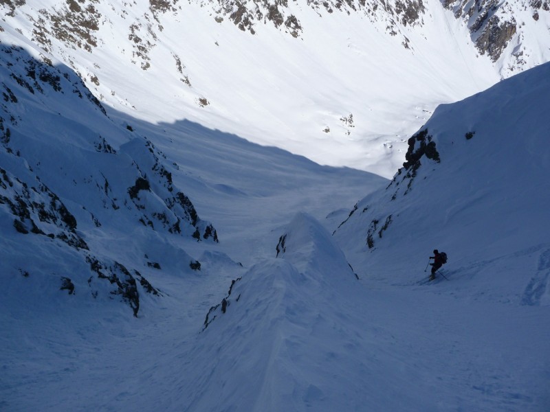 #7 Pointe de la Terrasse : Dans le haut du couloir Pointe de la Terrasse : Dans le haut du couloir