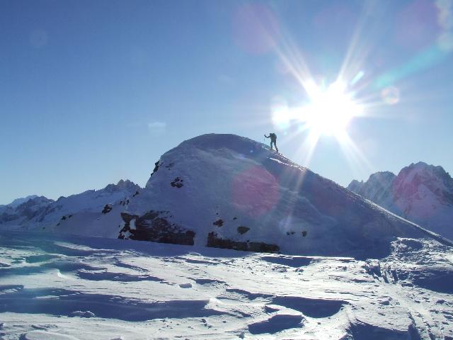 #4 Pointe de la Terrasse : Syl1, arrive au sommet ; il est 10h Pointe de la Terrasse : Syl1, arrive au sommet ; il est 10h